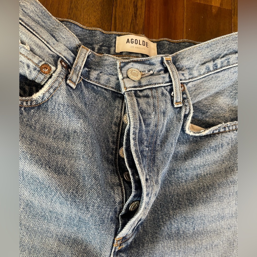 Agolde Riley jeans button fly - Picture 3 of 9